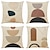 ieftine stil abstract-husă de pernă 4buc lenjerie moale decorativă pătrată acoperă pernă husă pernă pernă pentru canapea dormitor calitate superioară lavabilă în mașină pernă în aer liber pentru canapea canapea scaun