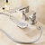 cheap Bathtub Faucets-Bathtub Faucet - Contemporary Chrome Free Standing Ceramic Valve Bath Shower Mixer Taps / Three Handles Three Holes