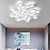 cheap Dimmable Ceiling Lights-LED Ceiling Light White Modern Nordic Star Design Meteor Shower LED Bedroom Light APP Control with Stepless Dimming or OFF/ ON Control Three Color Acrylic Ceiling Panel Lamp Unique Minimalist Living Room Bedroom AC220V AC110V