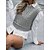 cheap Knit Tops-Women&#039;s Vest Solid Color Knitted Short Sleeves Sweater Cardigans Fall Spring Crew Neck Purple Yellow Blushing Pink