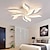 Χαμηλού Κόστους Φώτα Οροφής με Dimmer-Έλεγχος εφαρμογής φωτός κρεβατοκάμαρας led με φωτιστικό οροφής με ακρυλικό φωτιστικό οροφής, μοναδικό μινιμαλιστικό σχέδιο λουλουδιών ac220v ac110v