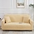 billige Sofatrekk-ren farge solid stretch deksel spandex jacquard sklisikker myk sofa sofadeksel med en gratis boster vaskbar møbelbeskytter med sklisikkert skum og elastisk bunn for barn