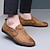 abordables Zapatillas sin cordones y mocasines de hombre-Zapatos de cuero casuales huecos de verano, zapatos de conducción hechos a mano de superficie suave para hombres, nuevos zapatos de papá 2021, zapatos blancos para hombres