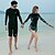 cheap Rash Guard Shirts &amp; Rash Guard Suits-Women&#039;s Rash guard Swimsuit UV Sun Protection UPF50+ Breathable Long Sleeve Swimwear Bathing Suit 5-Piece Swimming Surfing Water Sports Autumn / Fall Spring Summer / Quick Dry / Quick Dry