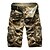 cheap Hunting Pants &amp; Shorts-Men&#039;s Hiking Cargo Shorts Tactical Shorts Camo Shorts Multi-Pockets Quick Dry Breathable Sweat-Wicking Summer Camo / Camouflage Cotton Bottoms for Camping / Hiking Hunting Casual Army Green Khaki 29