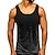 cheap Men&#039;s Running Tee &amp; Tank Tops-Men&#039;s Running Tank Top Workout Tank Sleeveless Singlet Casual Athleisure Cotton Breathable Soft Sweat Out Fitness Gym Workout Running Sportswear Activewear Color Gradient Dark Grey Red Blue