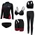 cheap Rash Guard Shirts &amp; Rash Guard Suits-Women&#039;s Rash guard Swimsuit UV Sun Protection UPF50+ Breathable Full Body Swimwear Bathing Suit 6-Piece Swimming Surfing Water Sports Patchwork Autumn / Fall Spring Summer / 6pcs / Quick Dry