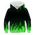 voordelige 3D hoodies en sweatshirts voor jongens-Kinderen Jongens Hoodie en sweatshirt Lange mouw Grafisch 3D Opdruk Paars Rood Groen Kinderen Tops Actief Nieuwjaar