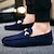 cheap Men&#039;s Slip-ons &amp; Loafers-Men&#039;s Loafers &amp; Slip-Ons Suede Shoes Comfort Loafers Dress Loafers Driving Shoes Walking Casual Daily Suede Breathable Non-slipping Wear Proof Loafer Black Red Blue Spring