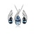billige Halskæder-krystal smykker engros Yiwu små smykker hot salg krystal halskæde øreringe sæt-flydende