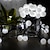 abordables Guirlandes Lumineuses LED-guirlandes solaires extérieures guirlandes étanches led ampoule mate blanc chaud coloré blanc 8 mode 6,5 m 30 leds guirlandes lumineuses noël mariage vacances décoration lumières