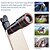 cheap Cellphone Camera Attachments-Phone Camera Lens Fish-Eye Lens Long Focal Lens Wide-Angle Lens 10X and above 35 mm 15 m 198 ° Lens with Stand for Samsung Galaxy iPhone