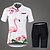 cheap Men&#039;s Clothing Sets-21Grams Women&#039;s Cycling Jersey Cycling Skort Skirt Short Sleeve Bike Clothing Suit with 3 Rear Pockets Mountain Bike MTB Road Bike Cycling Triathlon 3D Pad Breathable Quick Dry Anatomic Design White