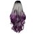 abordables Perruques de déguisement-Perruques synthétiques longues gris violet doré ombre partie naturelle côté cheveux ondulés résistants à la chaleur cosplay perruque quotidienne pour les femmes noires blanches