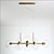 billige Øslys-led pendellamp ø lys sort bronze kobber moderne nordisk spisestue soveværelse lysekrone minimalistisk stue magisk bønne glas molekylær boble lysekrone 110cm
