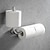 abordables Barres repose-serviettes-porte-papier hygiénique installation verticale porte-serviettes détachable en acier inoxydable 304 nickel brossé et noir mat 1pc