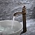 billige Klassisk-vandhane til badeværelsesvask - klassisk antik messing fritstående enkeltgrebs et hulbadshaner