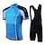 cheap Men&#039;s Clothing Sets-Fastcute Men&#039;s Unisex Cycling Jersey with Bib Shorts Short Sleeve Mountain Bike MTB Road Bike Cycling Black Green Yellow Bike Clothing Suit Breathable Quick Dry Back Pocket Lycra Sports Solid Color