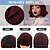 cheap Synthetic Trendy Wigs-Wine Wigs for Women Synthetic Wigs Short Bob Wigs with Bangs for Black Women Wavy Wigs Shoulder Length Red/Pink/Blonde Cosplay Wigs High Temperature barbiecore Wigs