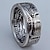 billige Ringe-1 stk Bandring Ring For Herre Festival Legering