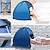 cheap Tents, Canopies &amp; Shelters-1 person Beach Tent Outdoor Lightweight UV Resistant Single Layered Pop Up Camping Tent 2000-3000 mm for Beach Traveling Picnic Terylene 70*50*45 cm