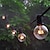 billiga LED-ljusslingor-utomhus strängljus 7.62m 25ft g40 glödlampor för bröllop bakgård bistro uteplats balkong heminredning 7w globus ljussträng 220-240v