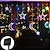 baratos Mangueiras de LED-Luzes eid do ramadã luz de corda led solar ao ar livre com controle remoto lua em forma de estrela decoração à prova d&#039;água iluminação para pátio guirlanda jardim colorido diy iluminação ip65 nível