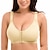 cheap Bras-Front Closure Full Coverage Back Support Posture Corrector Bras for Women