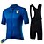 cheap Men&#039;s Clothing Sets-21Grams Men&#039;s Cycling Jersey with Bib Shorts Short Sleeve Mountain Bike MTB Road Bike Cycling Black Blue Italy National Flag Bike Clothing Suit UV Resistant 3D Pad Breathable Quick Dry Back Pocket