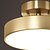 abordables Plafonniers encastrés et semi-encastrés-led mini plafonnier porche lumière couloir lumière moderne nordique or 12/20 cm formes géométriques encastré lumières classique métal élégant électrolytique led style nordique 110-120v 220-240v