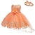 Χαμηλού Κόστους Φορέματα-Μωρό Κοριτσίστικα Φόρεμα Ενεργό Βασικό Πάρτι Γενέθλια Βαμβάκι Λευκό Ρουμπίνι Θαλασσί Μονόχρωμο Δαντέλα Αμάνικο Ως το Γόνατο