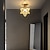 olcso Mennyezeti lámpák-led mini mennyezeti lámpa veranda világító folyosó világos fekete arany 20 cm fém vintage stílusú újdonság festett felületek hagyományos klasszikus nordic stílus 110-120v 220-240v