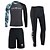 cheap Wetsuits, Diving Suits &amp; Rash Guard Shirts-Men&#039;s UV Sun Protection UPF50+ Breathable Rash Guard Rash guard Swimsuit Long Sleeve 3-Piece Diving Suit Swimsuit Floral Patchwork Swimming Diving Surfing Water Sports Autumn / Fall Spring Summer