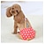 billiga Hundkläder-regnbåge mysig kvinnlig husdjur hund bomull sanitära fysiologiska byxor valp underkläder blöjor (hetrosa, s)