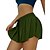 cheap Sports &amp; Outdoors-Women&#039;s Yoga Shorts Tennis Skirts High Waist Shorts Skort Bottoms 2 in 1 Breathable Violet Black Green Yoga Gym Workout Dance Winter Sports Activewear Slim Stretchy / Casual / Athleisure