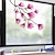cheap Decorative Wall Stickers-Plants Flowers Pattern Matte Window Film Cling Vinyl Thermal-Insulation Privacy Protection Home Decor For Window Cabinet Door Sticker Window Sticker 60*58CM