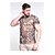 abordables T-shirts et chemises de chasse-Homme Tee-Shirt de Chasse T-shirt de chasse camouflage camouflage Manches Courtes Extérieur Eté Séchage rapide Evacuation de l&#039;humidité Vestimentaire Respirable Sommet Polyester Camping / Randonnée