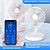 cheap Fans-Folding telescopic mini fan USB rechargeable student Folding Floor fan with remote control Cooling small dormitory bed desk outdoor camping