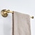 cheap Towel Bars-Bathroom Accessory Towel Ring/Toilet Paper Holder/Robe Hook Antique Brass Bathroom Single Rod Wall Mounted Carved Design