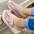 ieftine Flip-Flops de Damă-Pentru femei Sandale Sandale cu platformă Mată Platformă Toc Drept Toc Platformă Vârf rotund PU Loafer Negru Roz Rosu