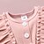 povoljno Kompletići za bebe djevojčice-Dijete Djevojčice Osnovni Cvjetni print Mašna Ispis Kratkih rukava Regularna Komplet odjeće Rumenilo ružičasto
