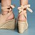 cheap Women&#039;s Sandals-Women&#039;s Heels Sandals Lace Up Sandals Wedge Sandals Espadrilles Wedge Heel Open Toe Suede Lace-up Solid Colored Black Pink Khaki