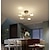 billige Taklamper med dimming-led taklys dimbart lys moderne svart gull sirkeldesign 75 cm innfelt lys aluminium led nordisk stil 220-240v