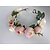 baratos Acessórios de penteados-mulheres flor headband grinalda coroa guirlanda floral festivais adereços de fotos (champanhe)