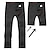 tanie męskie spodnie aktywne-męskie spodnie trekkingowe czarne spodnie kabriolet/spodnie zapinane na zamek jednokolorowe lato na zewnątrz wodoodporne oddychające szybkie wysychanie odprowadzające pot spodnie nylonowe/spodnie kabriolet spodnie czarne armia