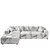 billige Sofatrekk-sofadeksel kontraherte trykk støvtette stretch deksler stretch super mykt stoff sofa deksel passer til 1 til 4 pute sofa og l form sofa (du får 1 putetrekk som gratis gave)