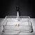 cheap Vessel Sinks-The modern light luxury transparent art rectangular die-cast glass wash basin with faucet sink