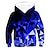 voordelige 3D hoodies en sweatshirts voor jongens-Kinderen Jongens Hoodie en sweatshirt Lange mouw Grafisch 3D Opdruk blauw Paars Regenboog Kinderen Tops Actief Nieuwjaar