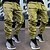 cheap Sweatpants &amp; Joggers-Men&#039;s Sweatpants Joggers Track Pants Winter Bottoms Stripes Breathable Moisture Wicking Pocket Reflective Strip Green White Black / Stretchy / Street / Athleisure / Tactical Cargo Pants