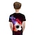 abordables niño 3d camisetas-Día del Niño Chico 3D Graphic Fútbol Americano 3D Camiseta Manga Corta Impresión 3D Verano Activo Deportes Casual / Diario Poliéster Niños 2-13 años